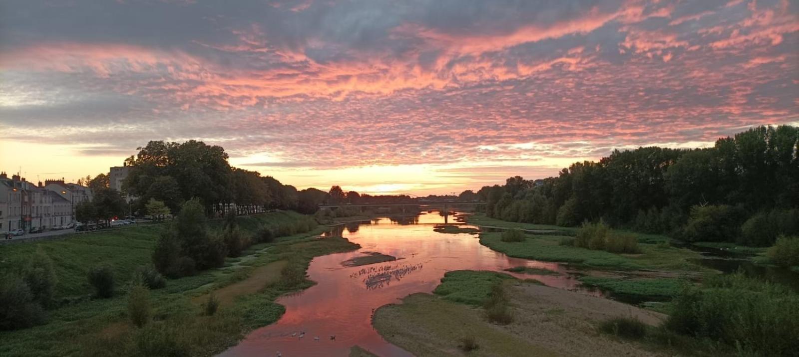 Cosy Loire, T2 Neuf, Front De Loire ,Vue Cathedrale,5Min A Pied Centre Ville Et Parking Prive Orleans Bagian luar foto